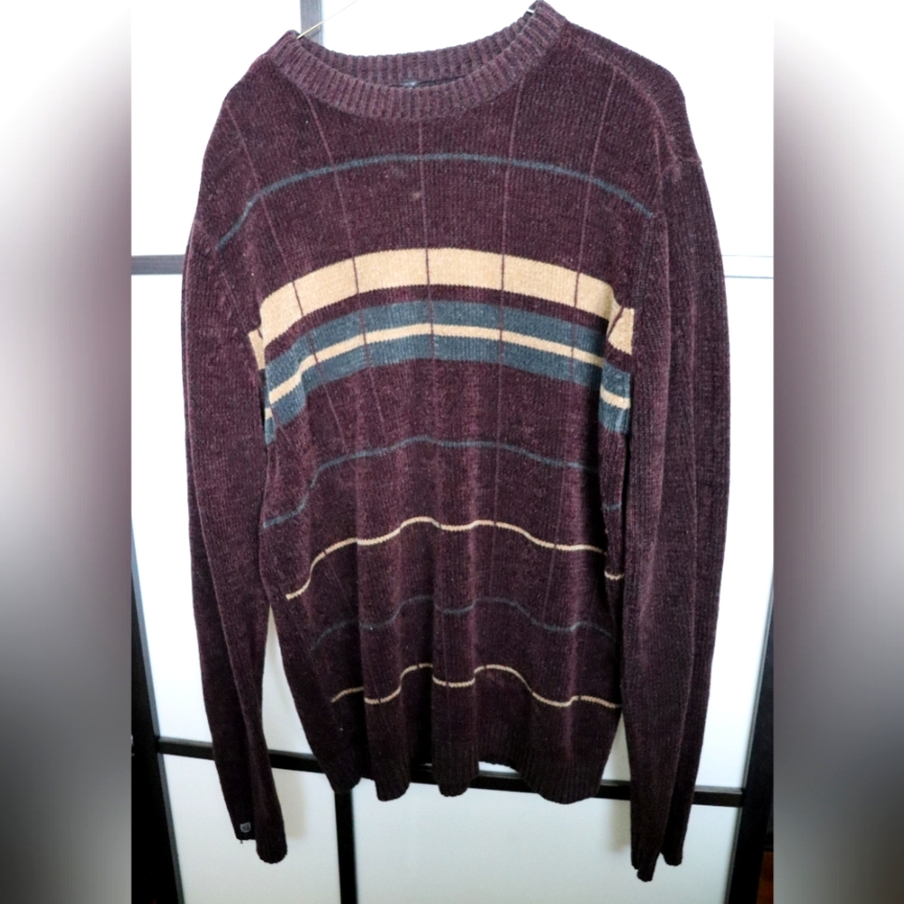 ✔️Men’s Point Zero Orange Label Crew Neck Sweater – Vintage – Size Large.